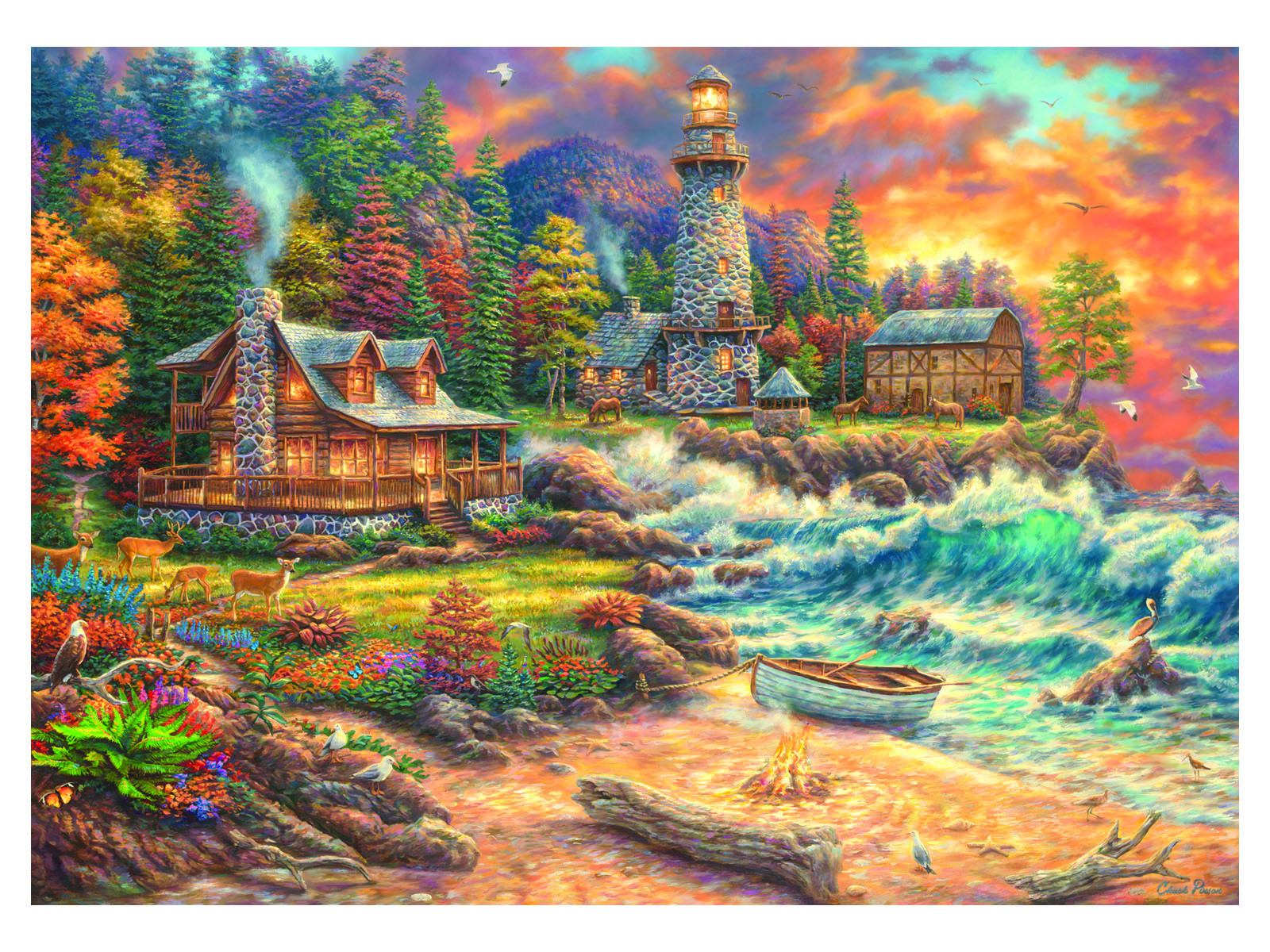 Пъзел, Anatolian, Провинция край морето, 3000 части