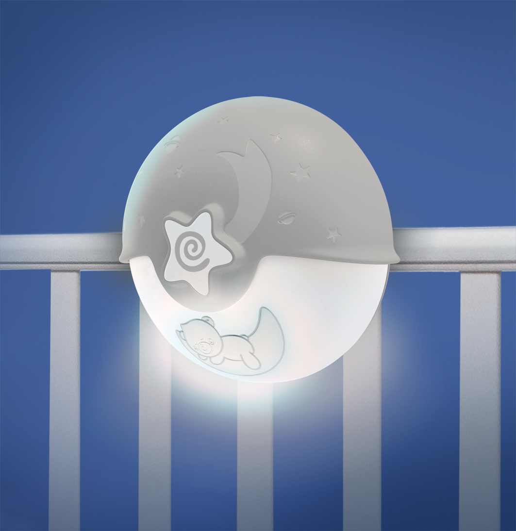 3-in-1 Soothing Light Projector, Infantino, Ecru