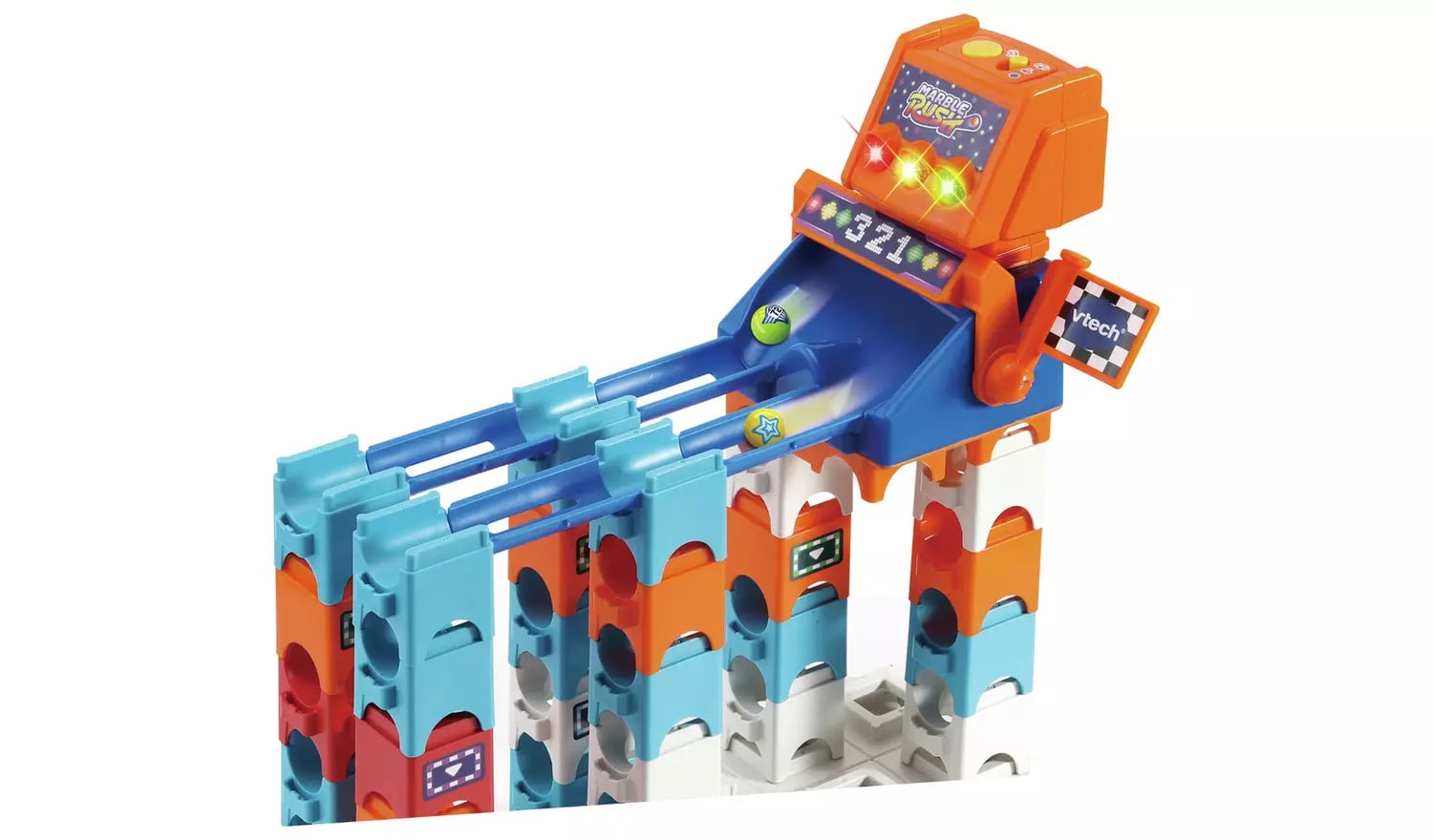 Game set Color track with balls, Fast track, 78 pieces