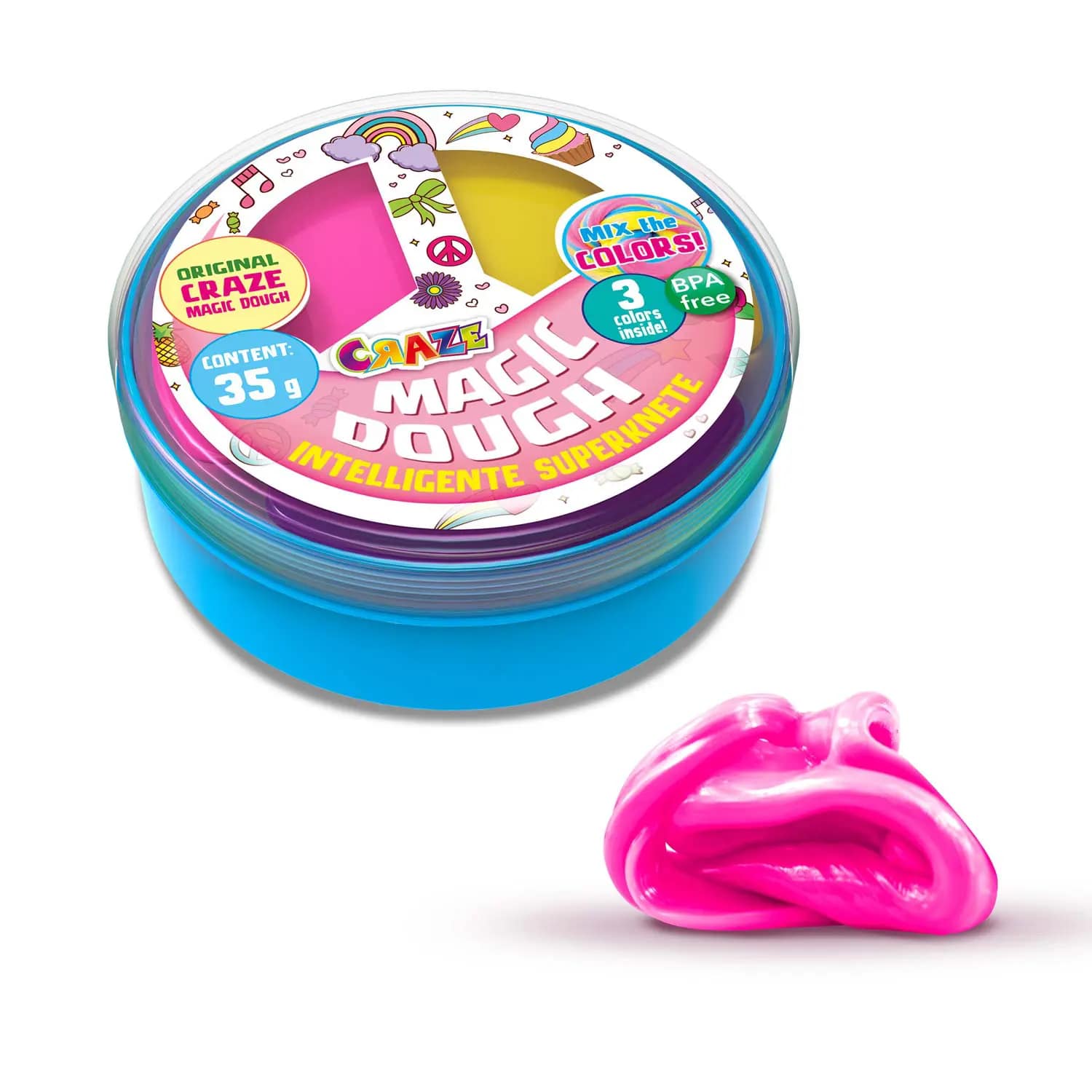 Моделин четири цвята 35 грама