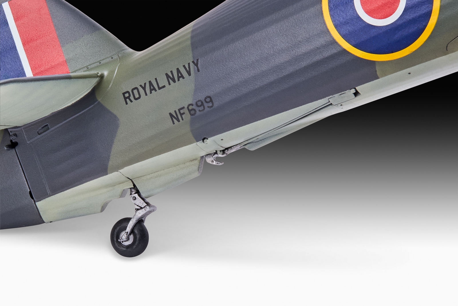 Assembly model, Revell, Hawker Sea Hurricane Mk.IIC fighter, 162 parts