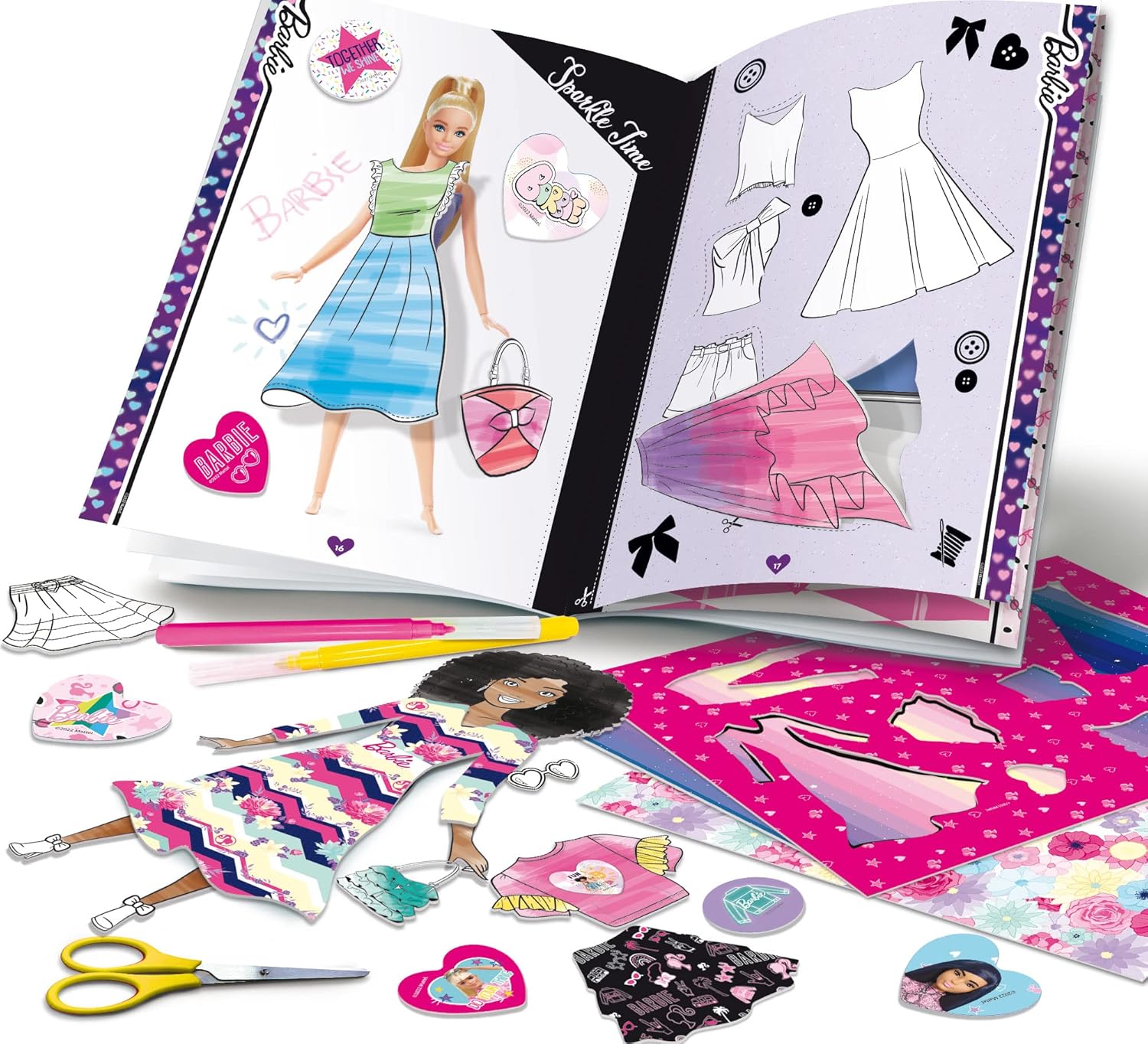 Creative set, Lisciani, Barbie, Fashion School