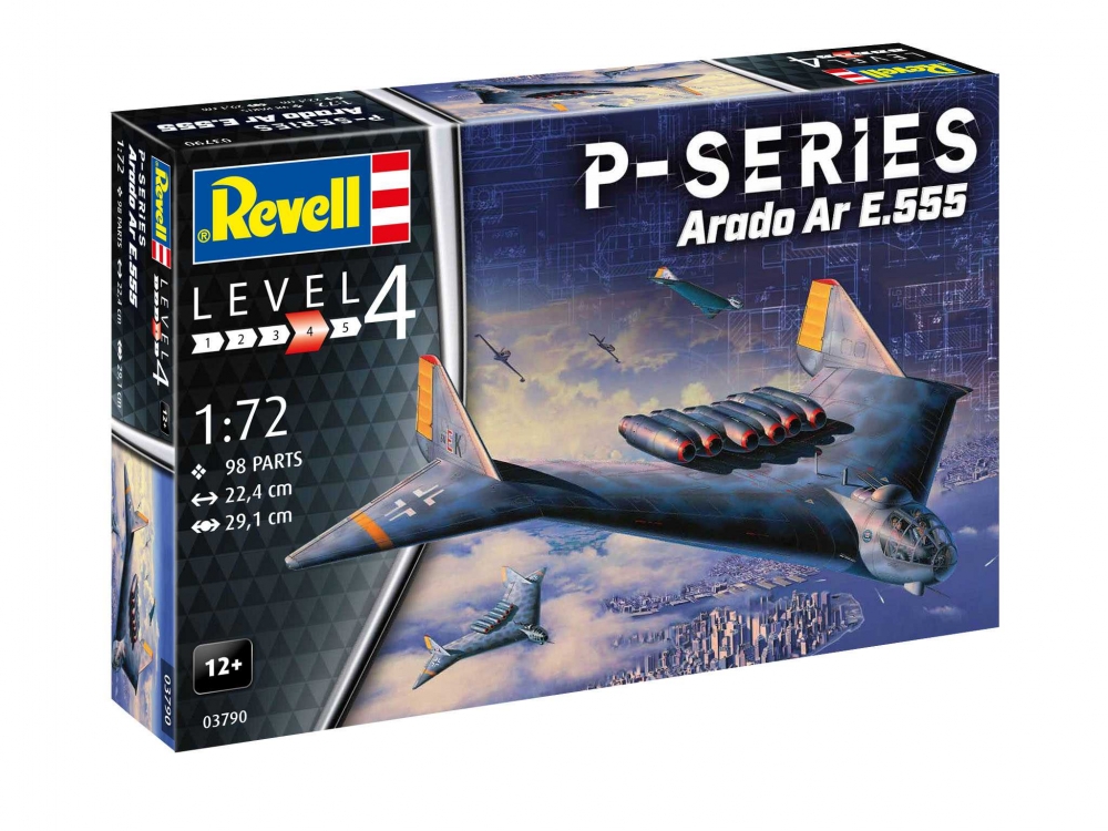 Assembled model, Revell, Arado Ar-555 Bomber