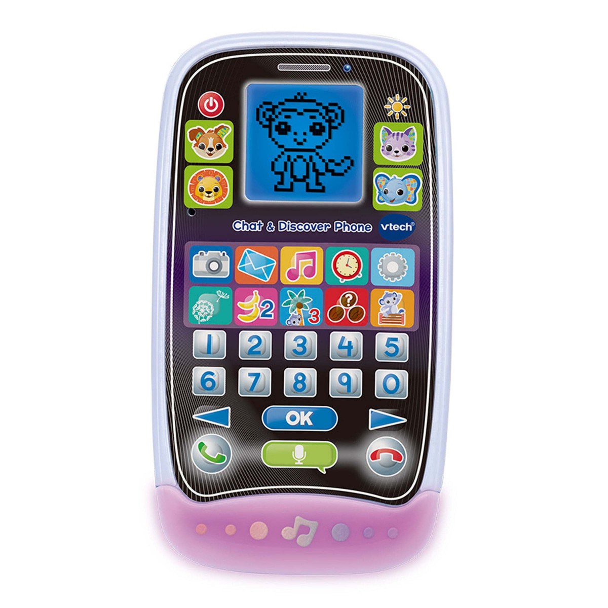 Интерактивна играчка Chat & Discover phone, 2.3 x 8.5 x 15 cm