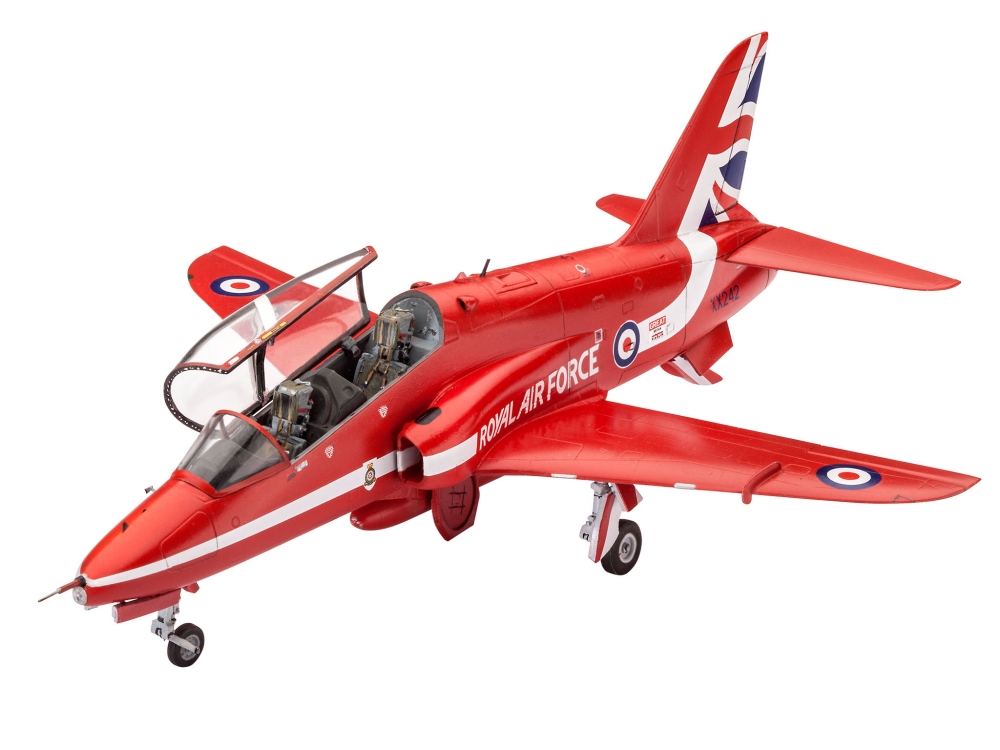 Сглобяем модел Британски учебно-тренировъчен лек изтребител, BAe Hawk T.1 Red Arrows, 70 части