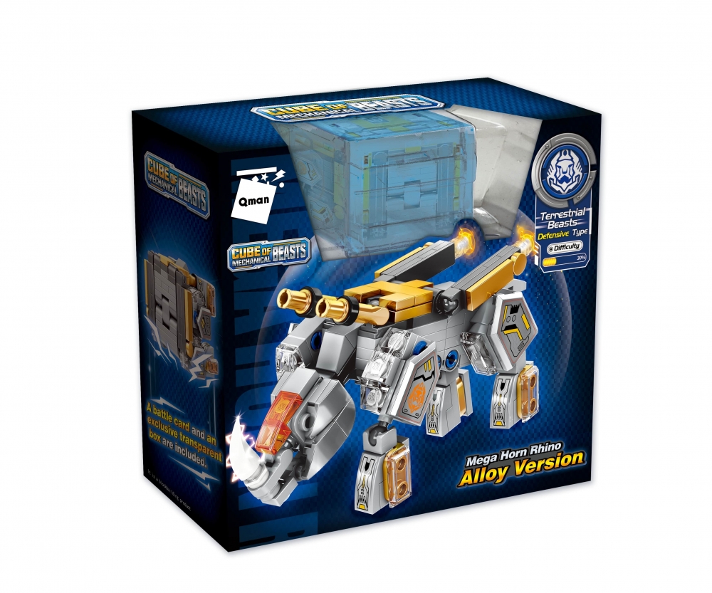 Конструктор Mechanical Beasts, Мега носорог, 162 части