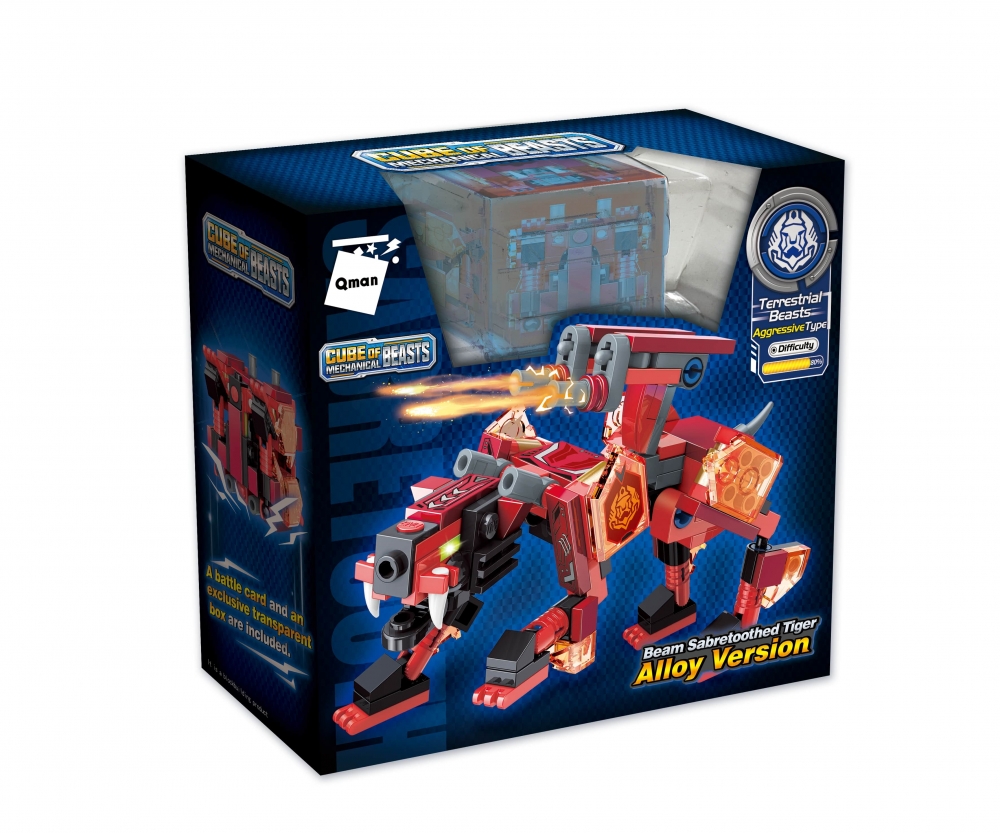 Конструктор Mechanical Beasts, Саблезъб тигър, 145 части