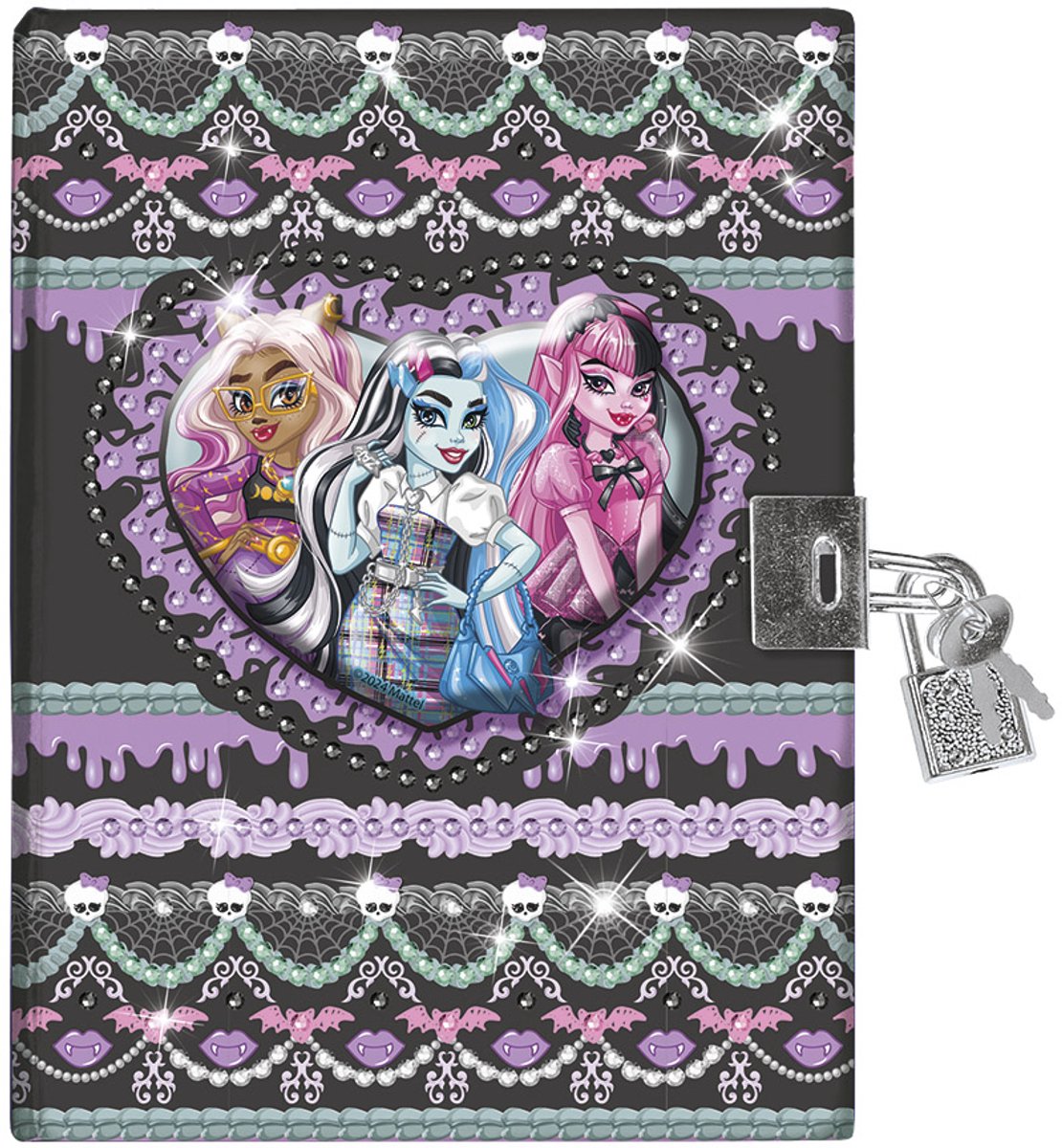 Творчески комплект, Totum, Monster High, Декорирай сам таен дневник с диаманти