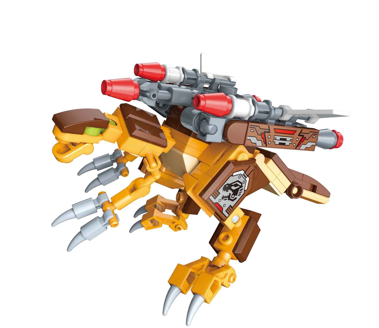 Конструктор Mechanical Beasts, Куб с бронирани чудовища, 177 части