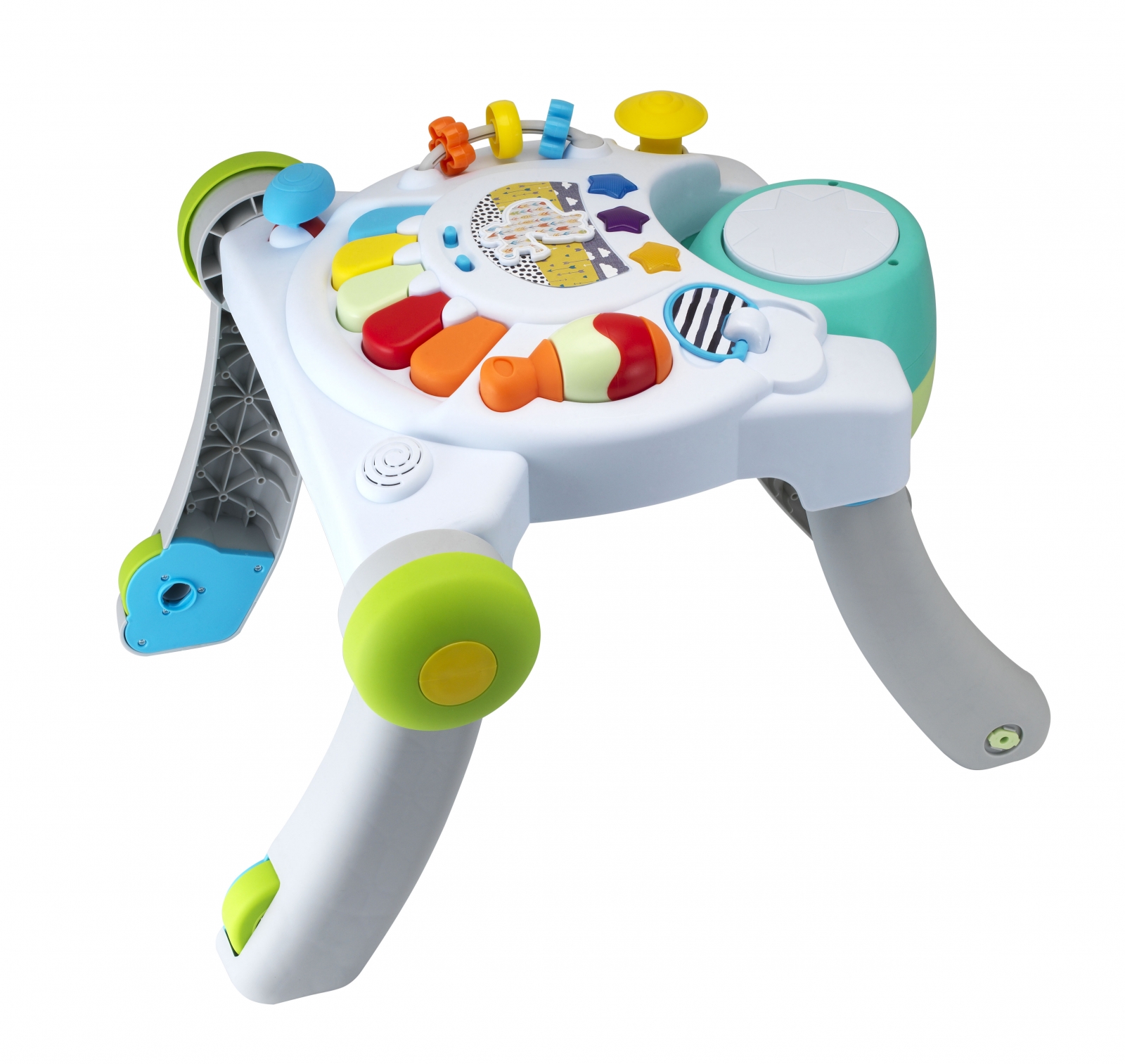 Interactive toy, Infantino, 3 in 1 Baby Walker and Horse Table, White