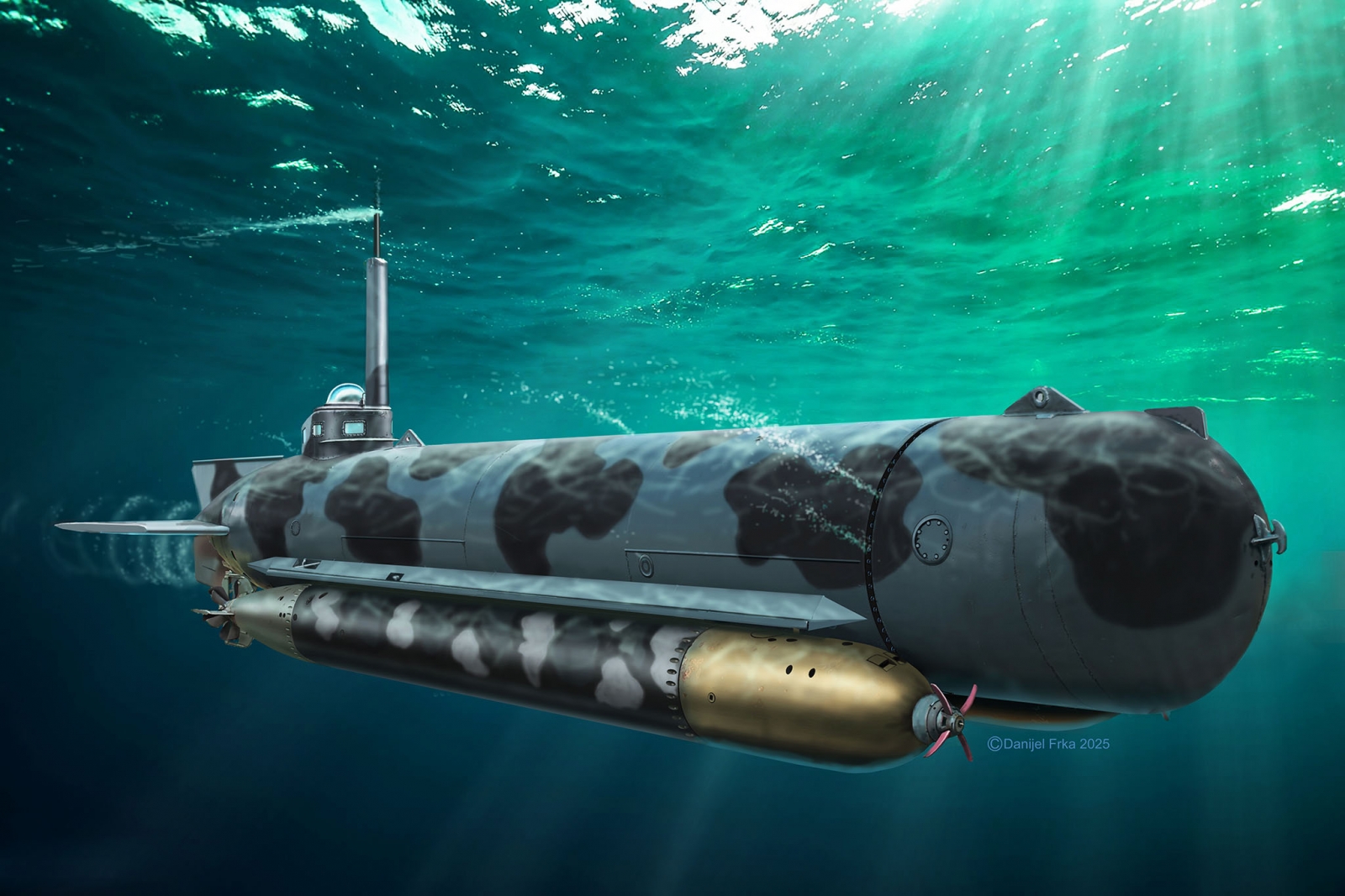 Assembly model, Revell, German mini-submarine Molch, 35 parts