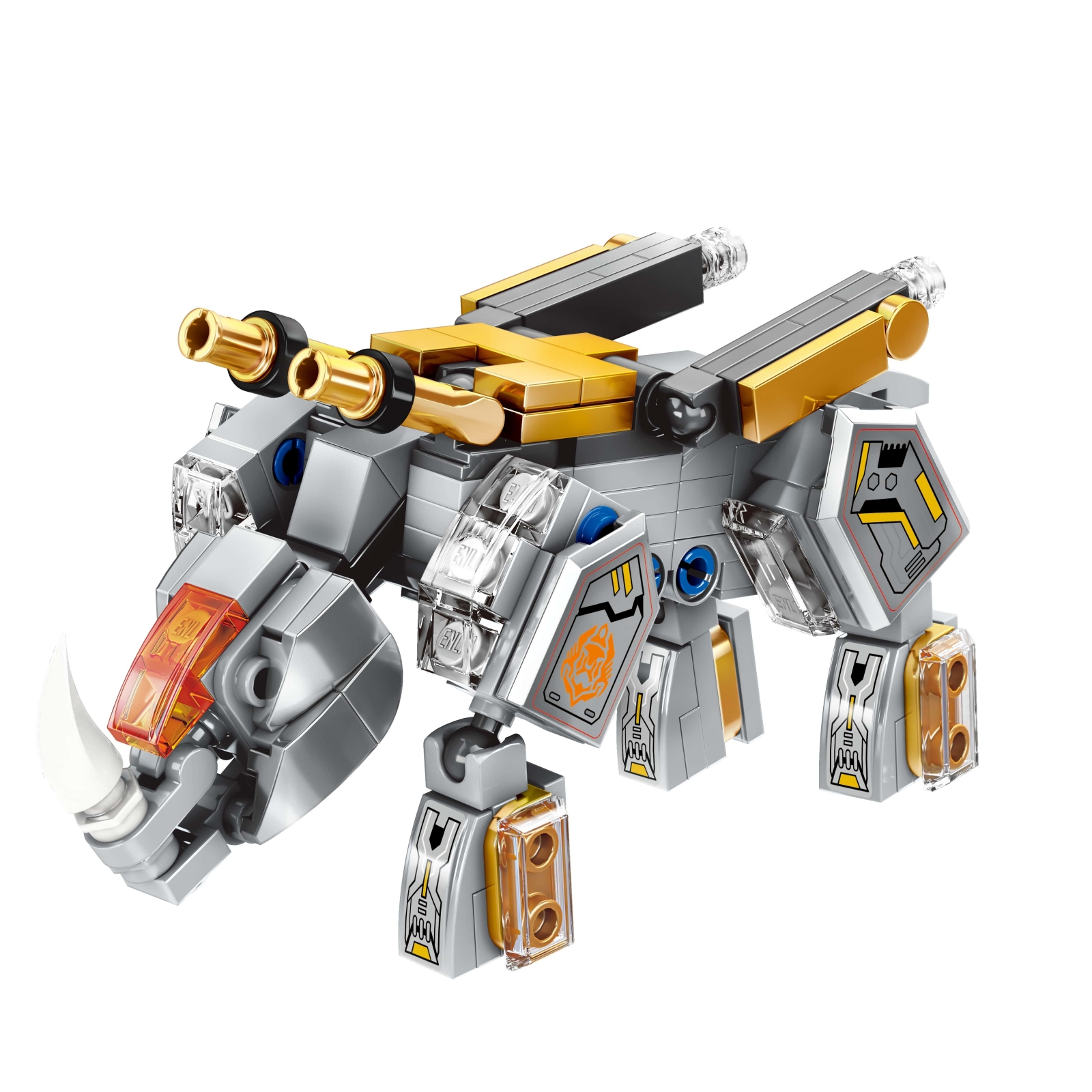 Конструктор Mechanical Beasts, Мега носорог, 162 части