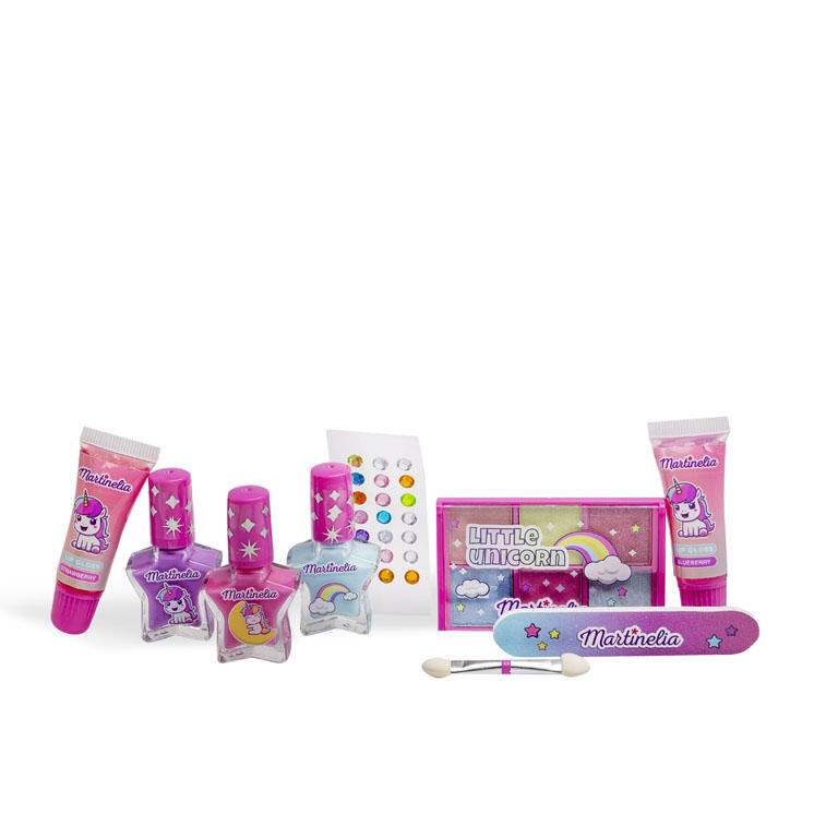 Cosmetic set in a backpack, Martinelia, Little unicorn, 9 pieces
