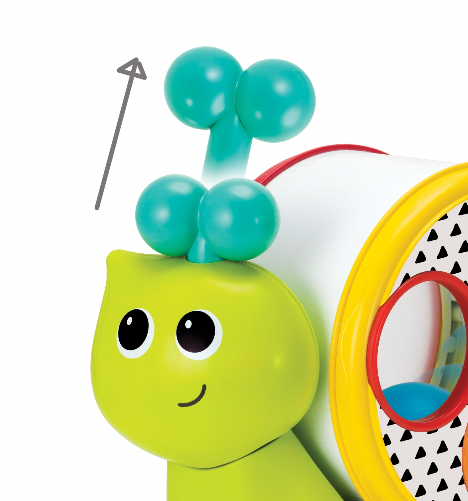Играчка за дърпане 3 в 1, Infantino, Охлюв