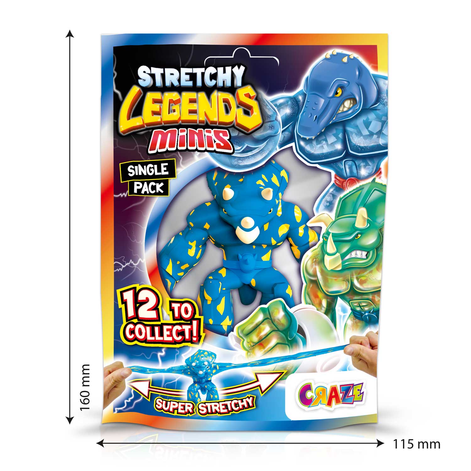 Колекционерска фигурка Stretchy Legends, Minis