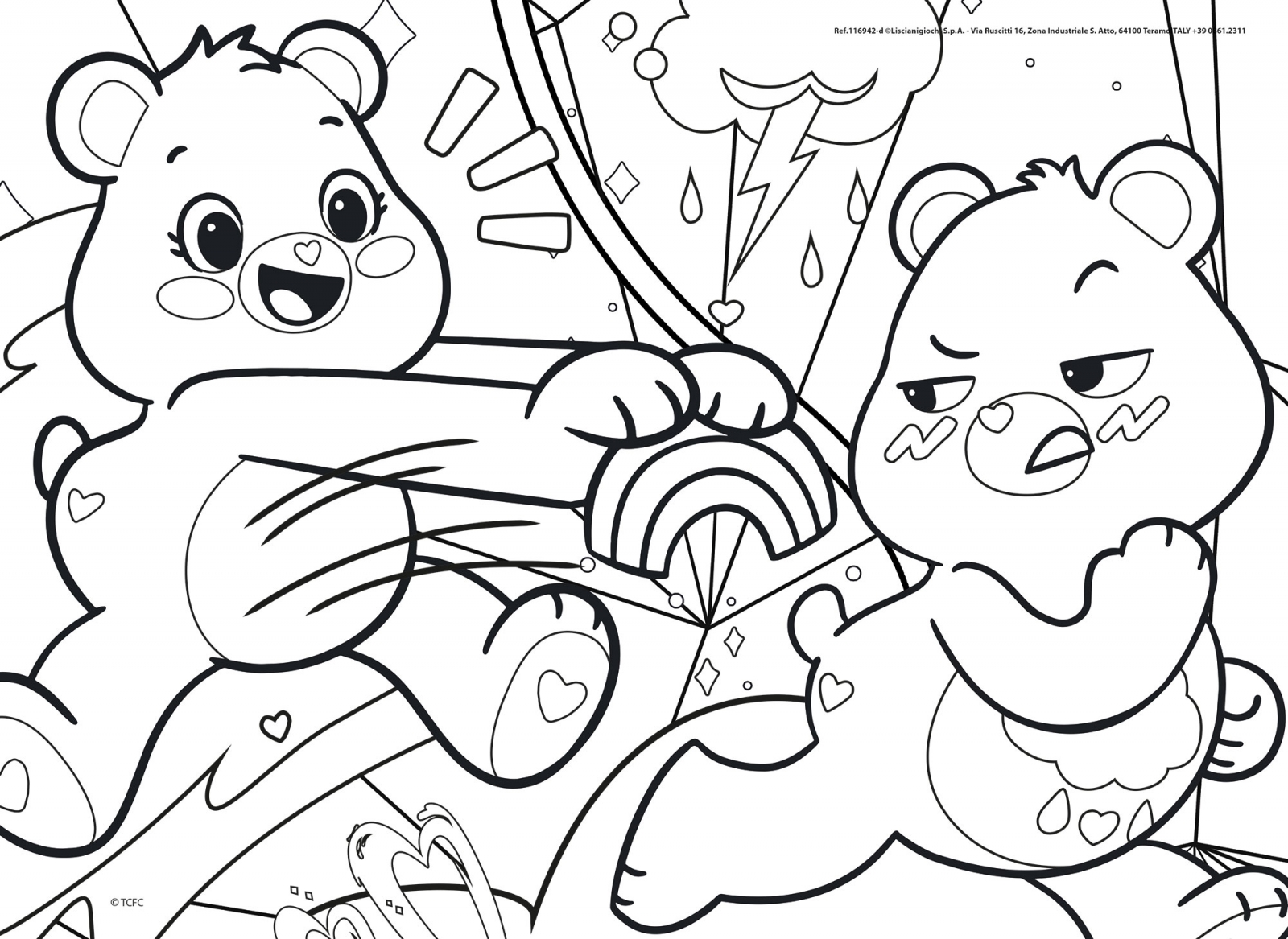 Puzzle, Lisciani, Care Bears, Double-sided puzzle, 4X48 pieces