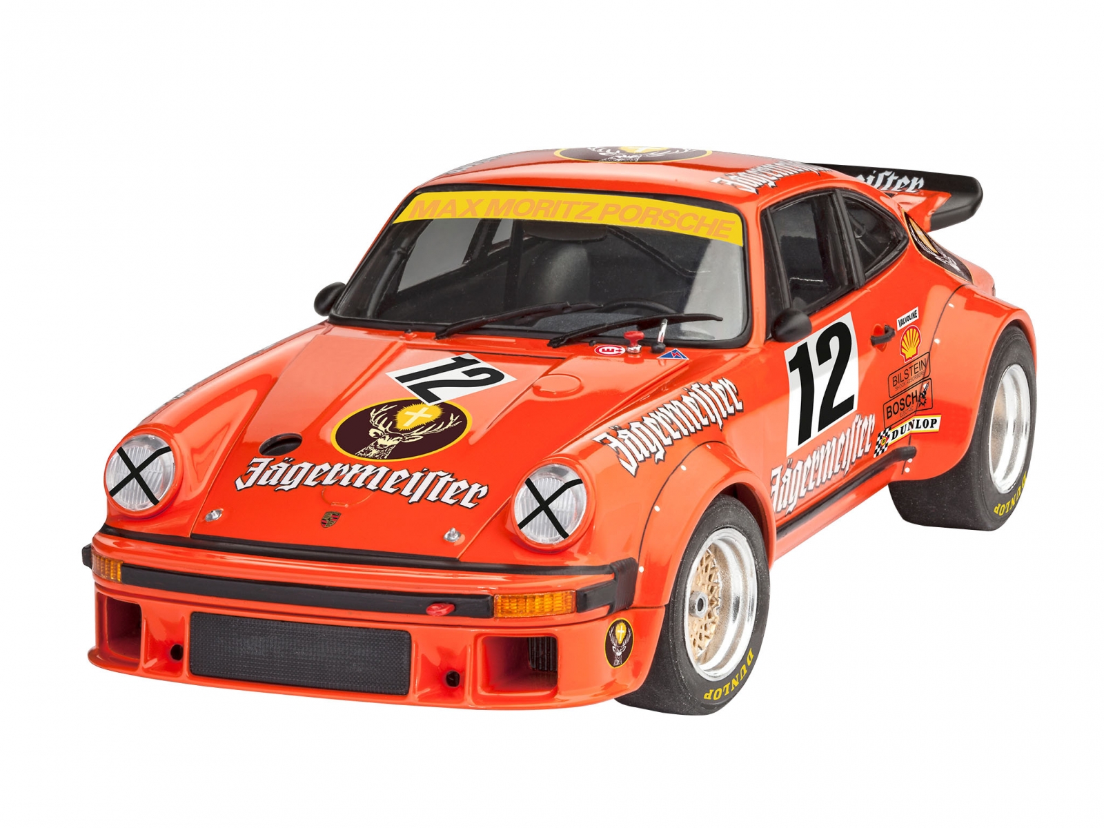 Комплект сглобяем модел Porsche 911, Jägermeister Motor Sport 50th Anniversary, 104 части