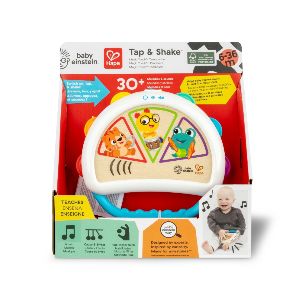 Musical toy, Baby Einstein, Sensory baby tambourine