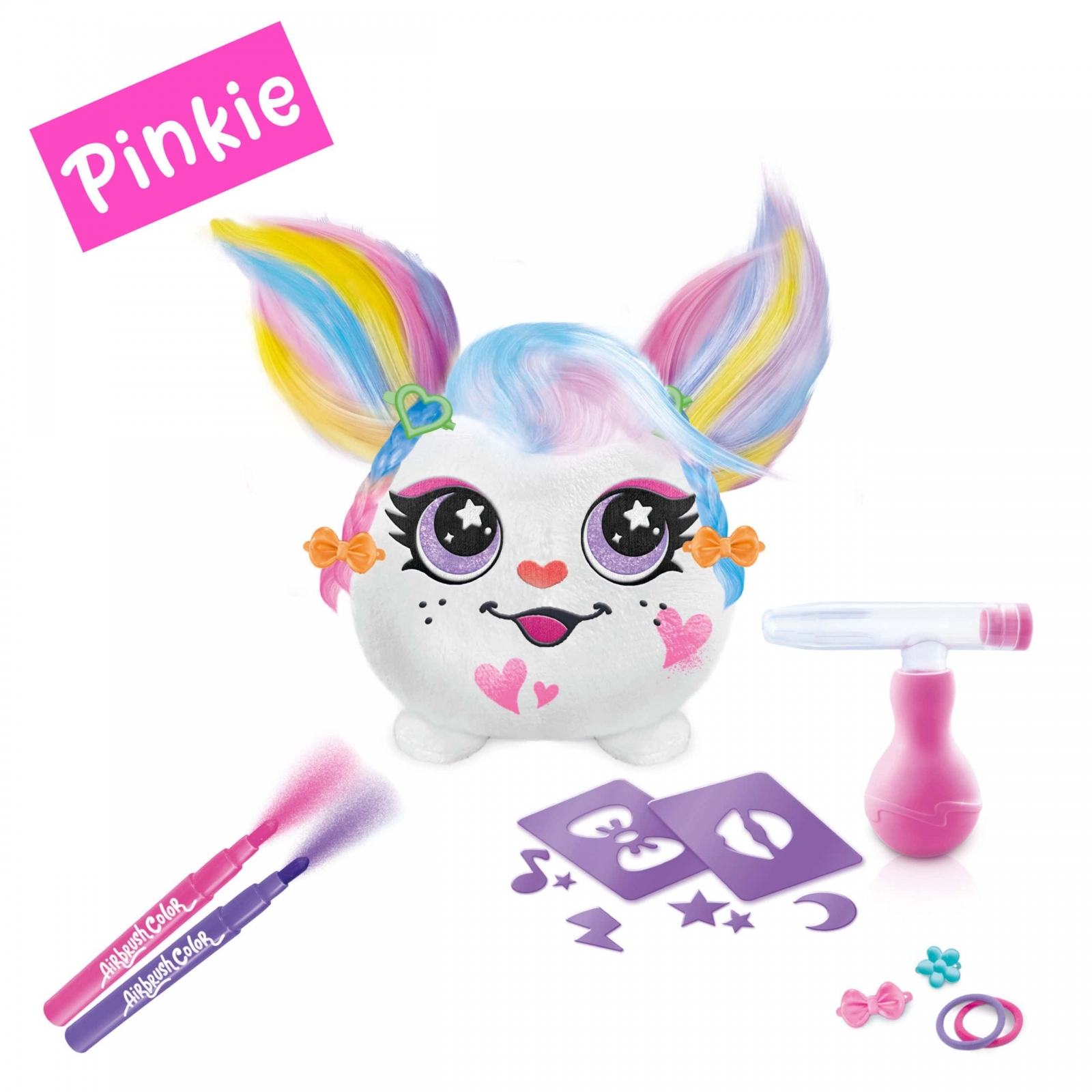 Creative set, Canal Toys, Mini plush toy for coloring and styling