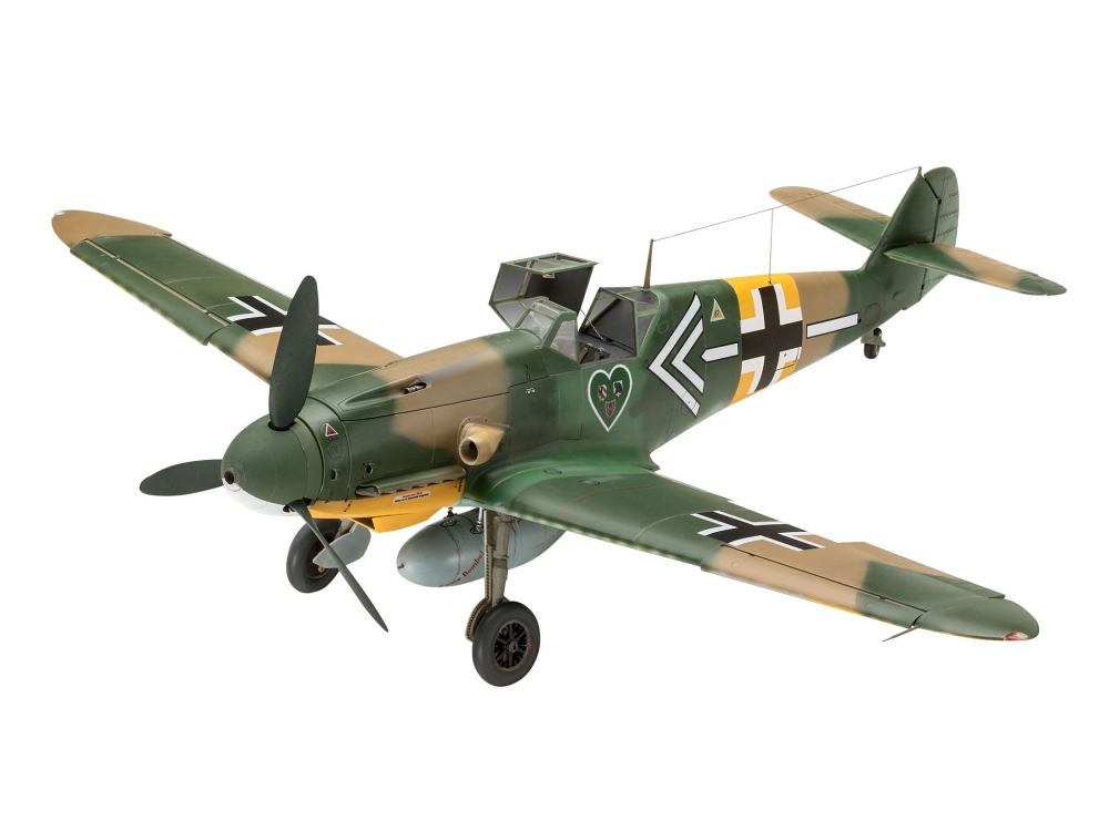 Сглобяем модел Немски изтребител Messerschmitt Bf109G-2/4, 184 части
