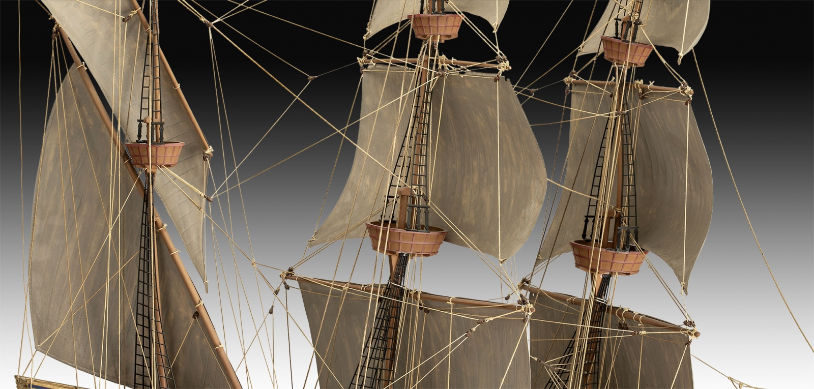 Assembly model, Revell, Spanish Galleon Ship, 306 parts