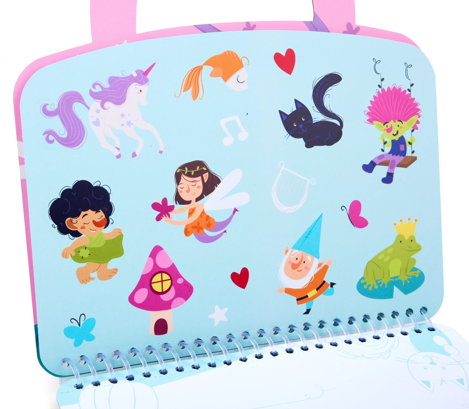 Творчески комплект, Hape, Книжка за апликации с фолио, Феи
