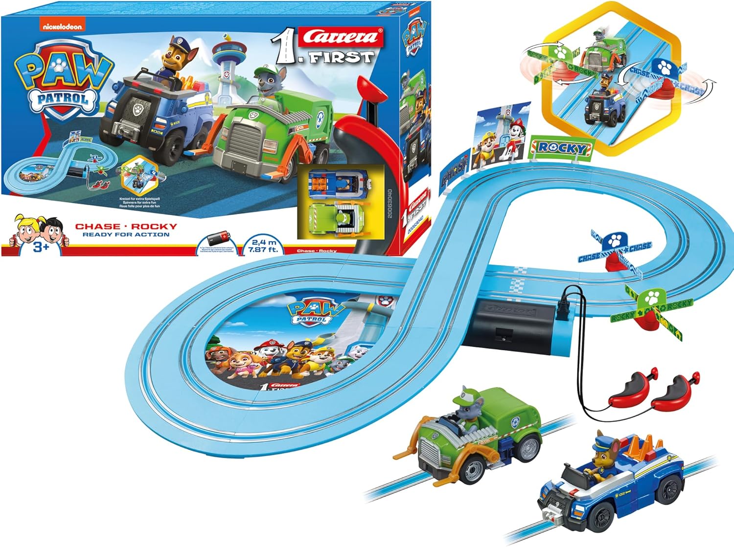 Състезателна писта, Carrera, Paw Patrol, Готови за атака