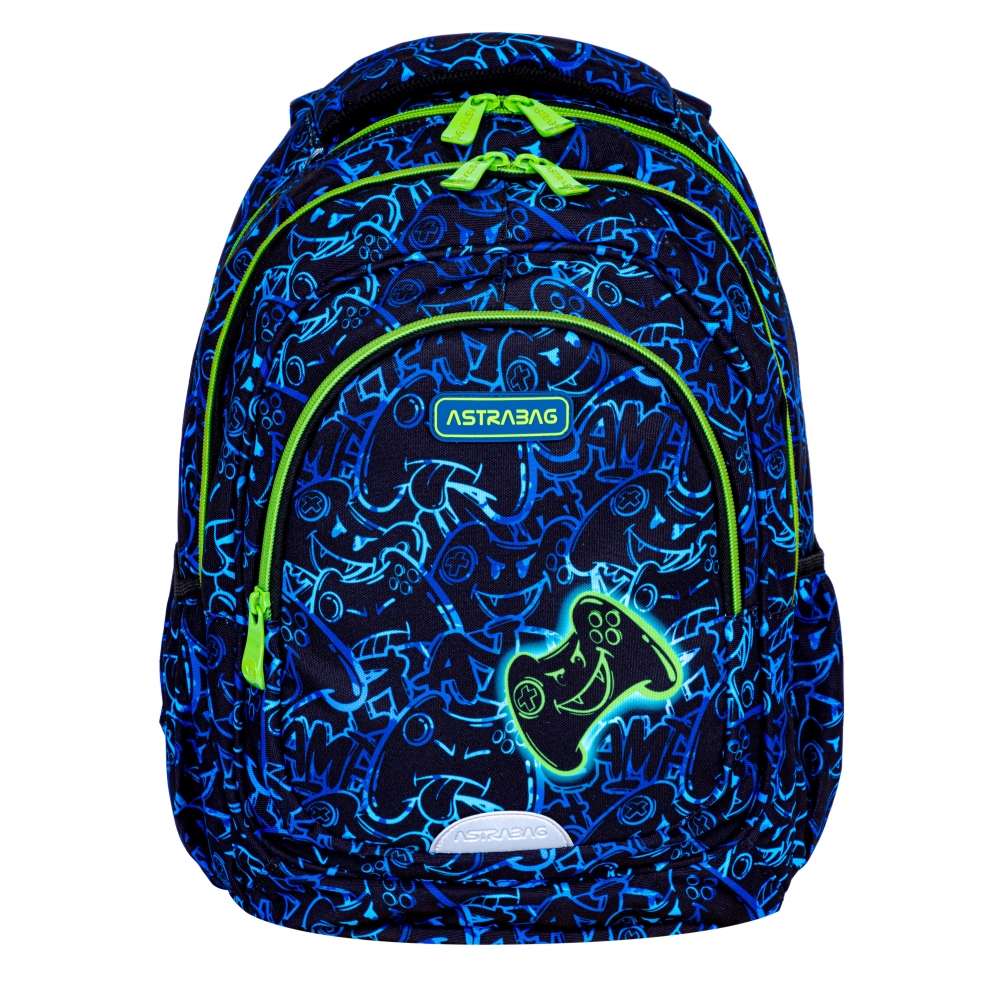 School backpack, Astra, Joystick, AB330, 39 x 28 x 15 cm