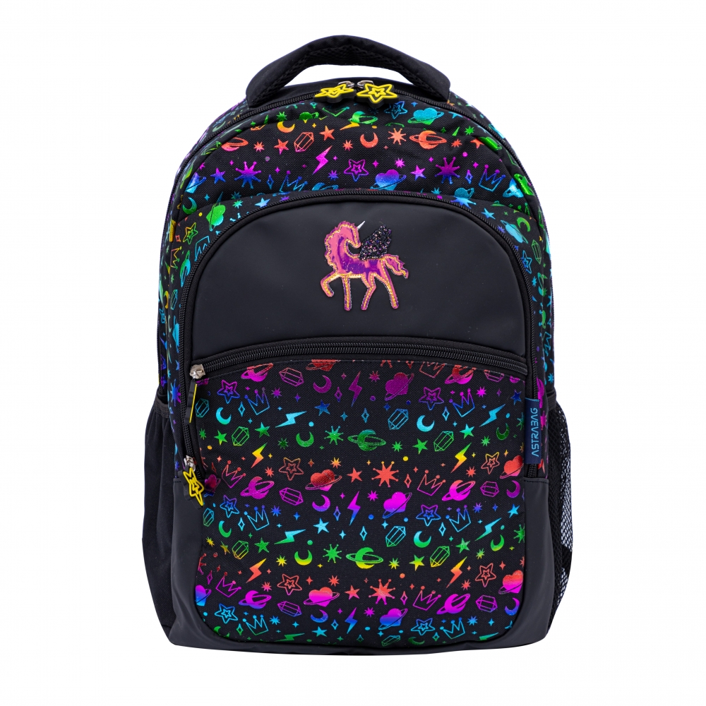 Backpack ASTRABAG Golden Unicorn, AB360, 43*32*18 cm