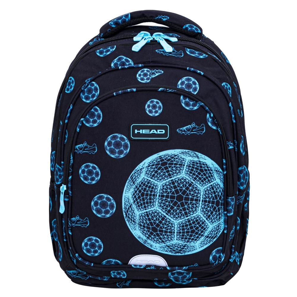 School backpack, Head, Football fan, AB300, 42 x 30 x 19 cm
