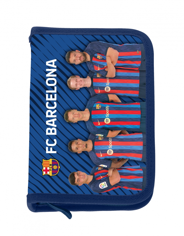 Единичен несесер без аксесоари FC BARCELONA,21х13,5х3,5см