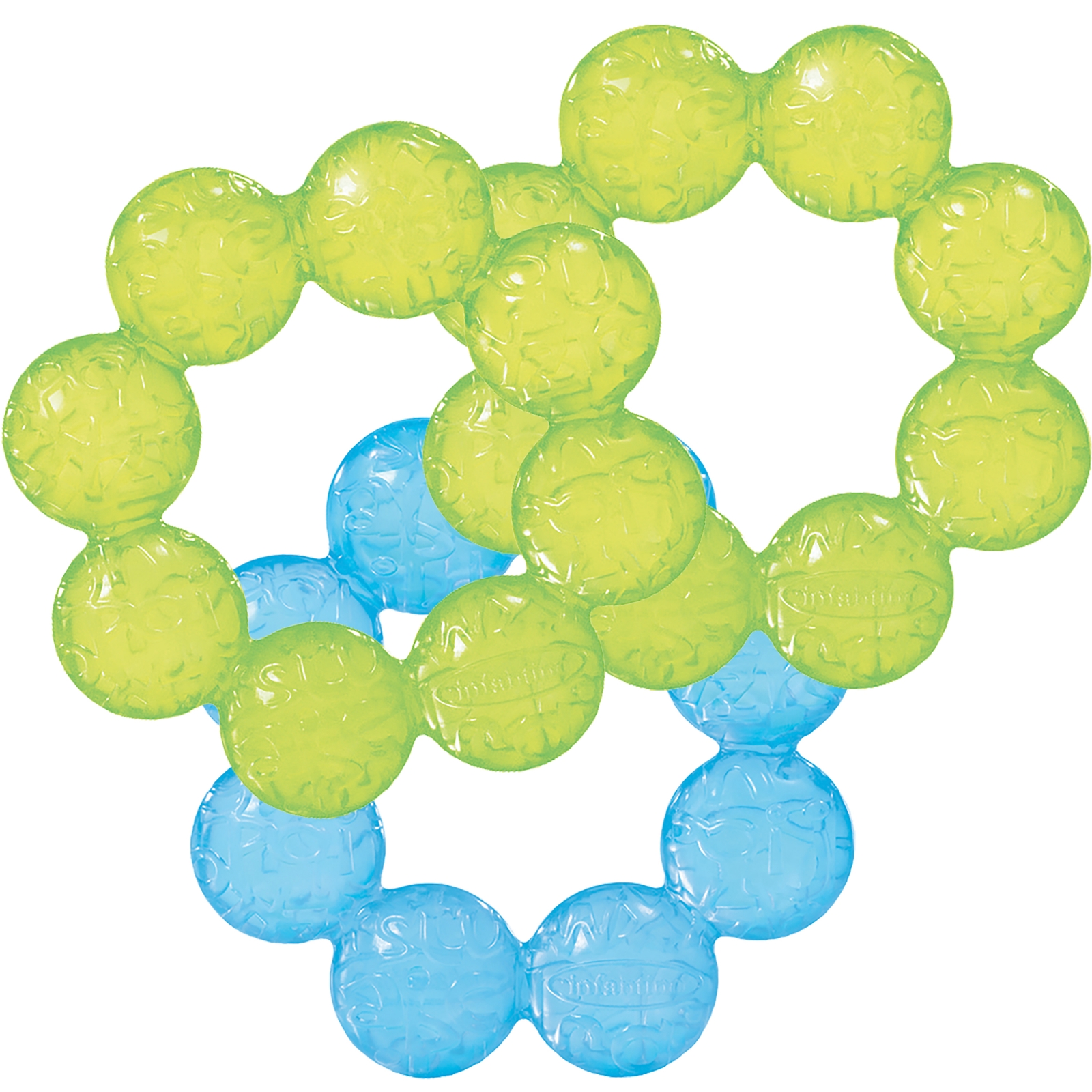 Set of baby teethers with water, Infantino, 3 pieces