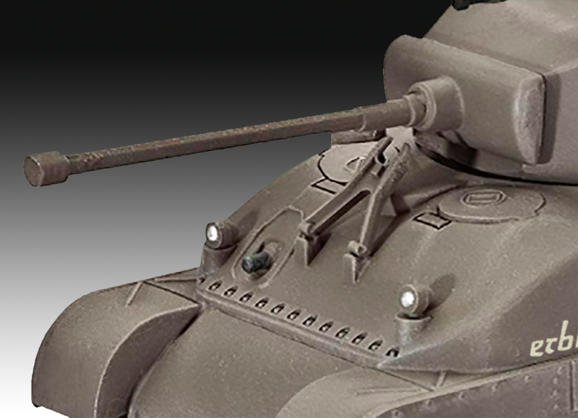 Модел за сглобяване Танк Sherman M4A1, 86 части