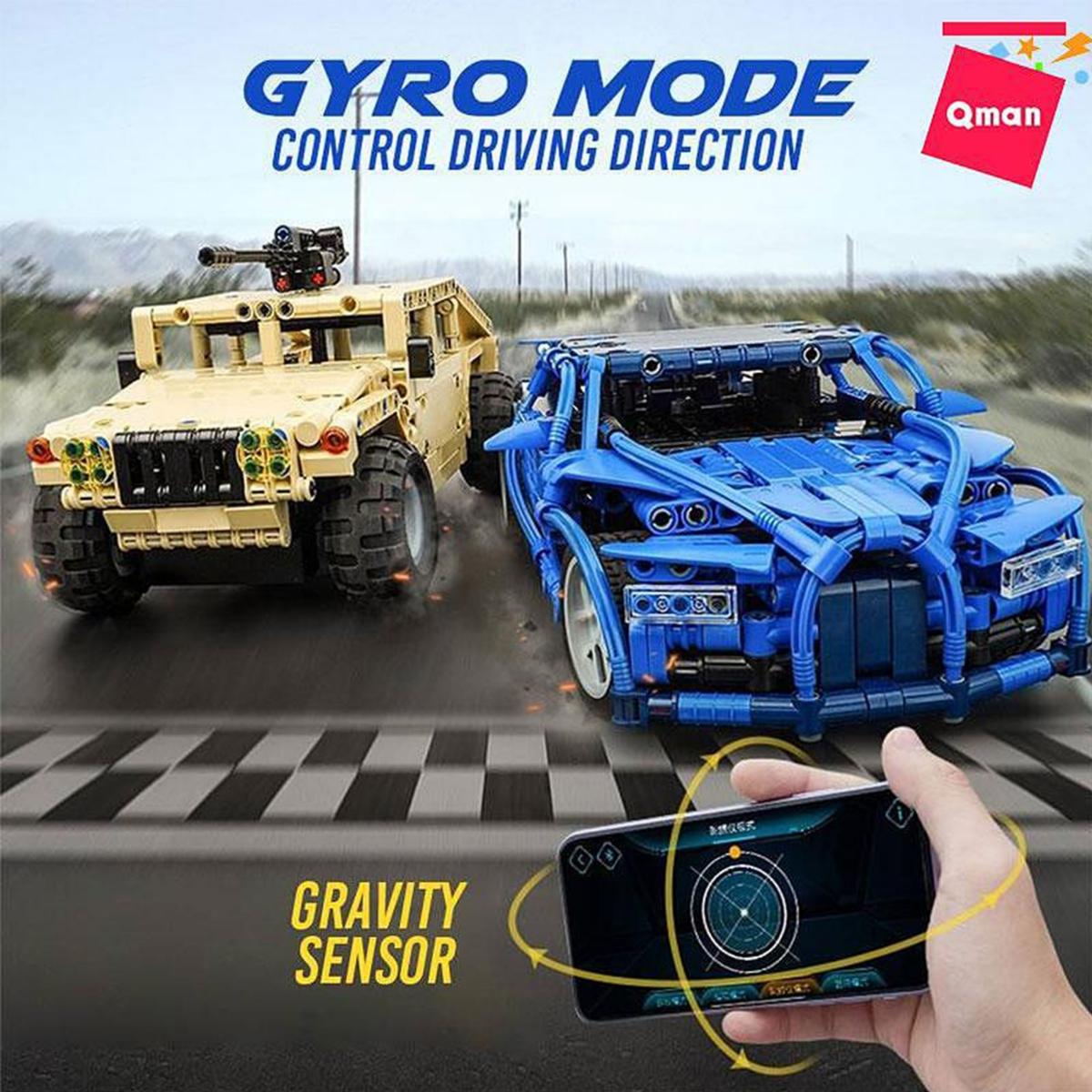 Конструктор Model Power, Супер автомобил Фантом с RC управление, 531 части