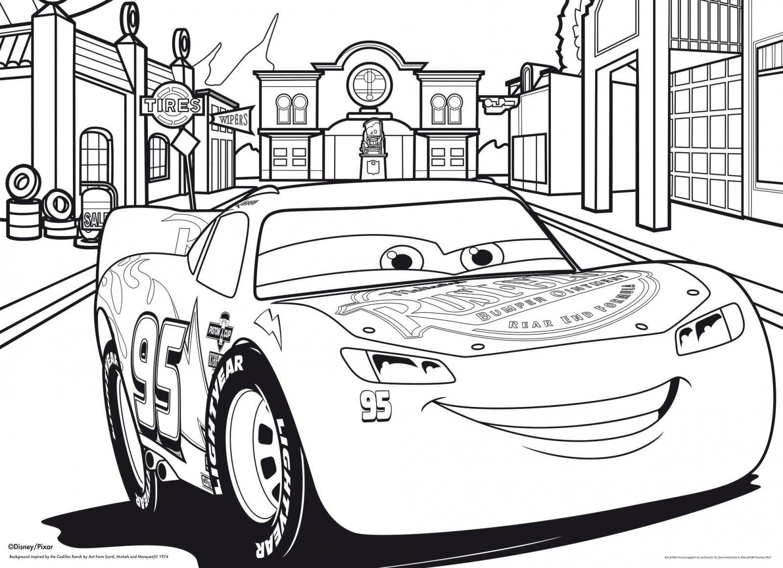 Puzzle, Lisciani, Cars 3, Double-sided puzzle 108 pieces