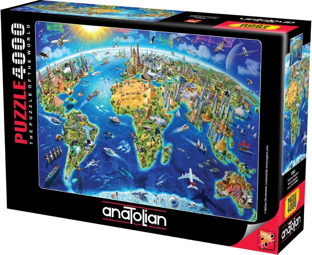 Puzzle, Anatolian, World Landmarks, 4000 pieces