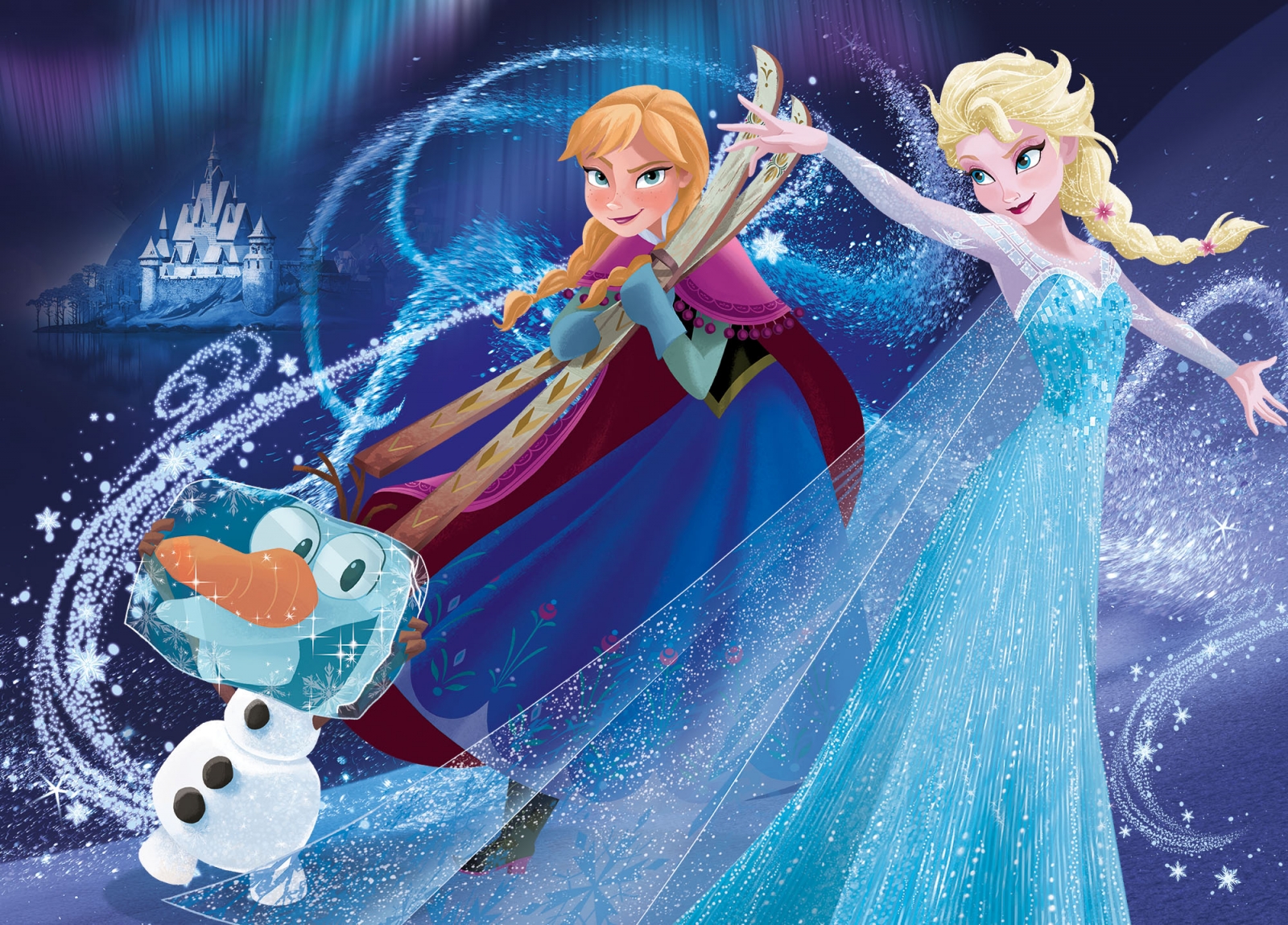 Puzzle, Lisciani, Frozen, Double-sided puzzle 35 pieces