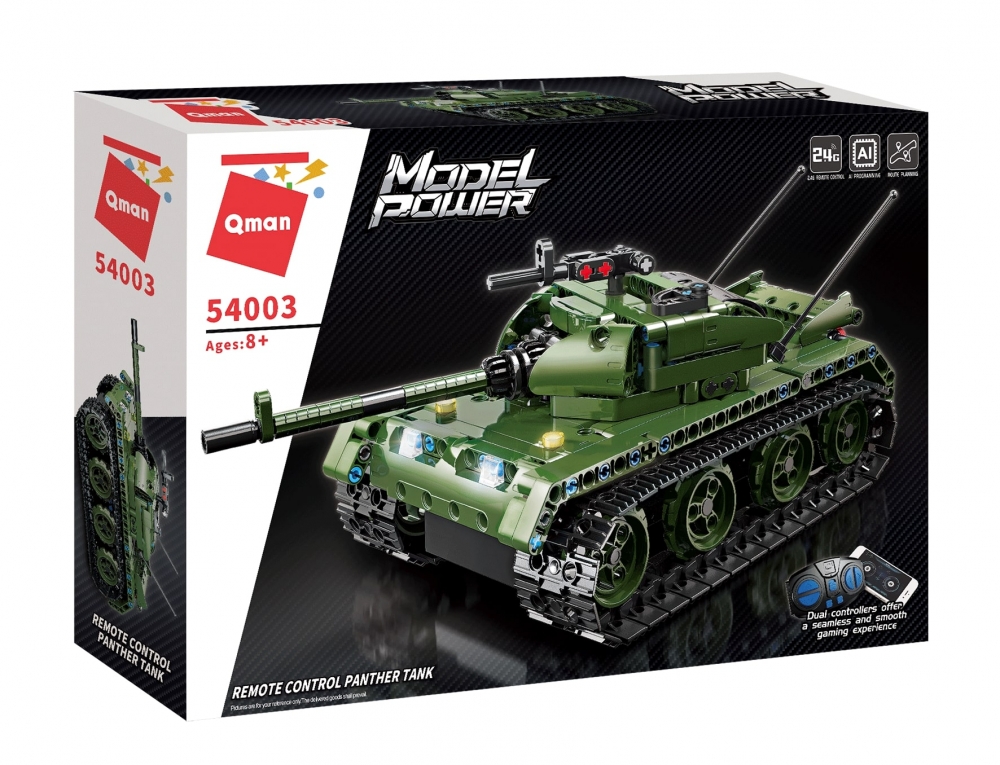 Конструктор Model Power, Танк Пантер с RC управление, 418 части