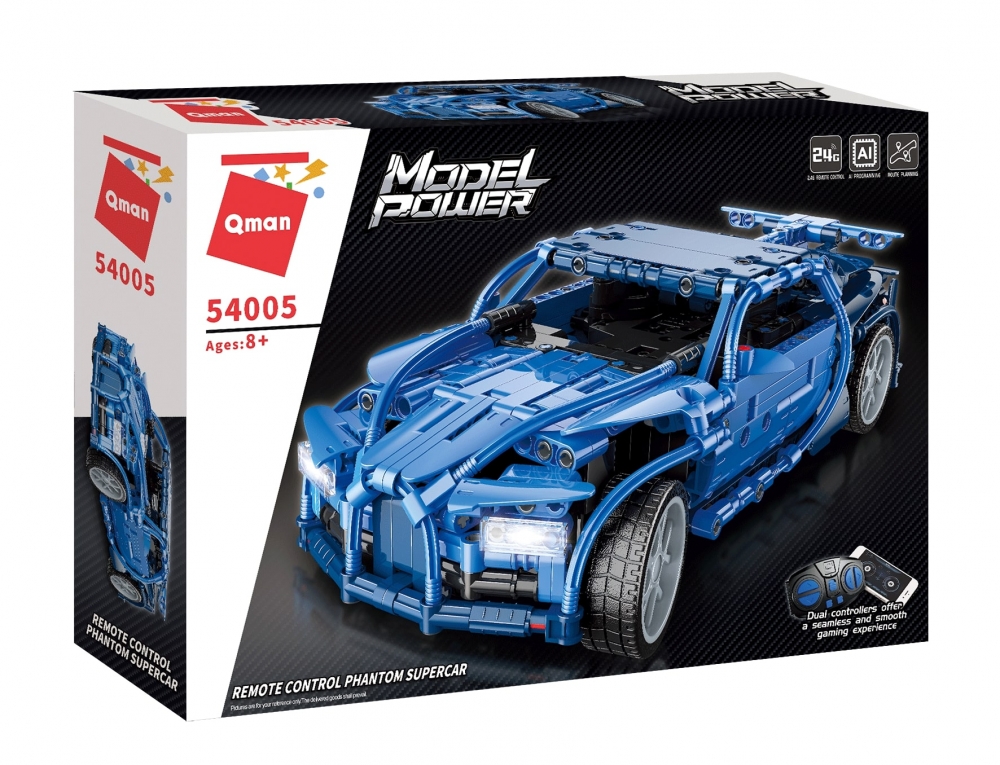 Конструктор Model Power, Супер автомобил Фантом с RC управление, 531 части