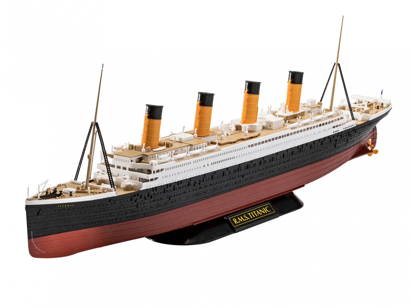 Assembly model, Revell, RMS Titanic, Without glue, 156 parts