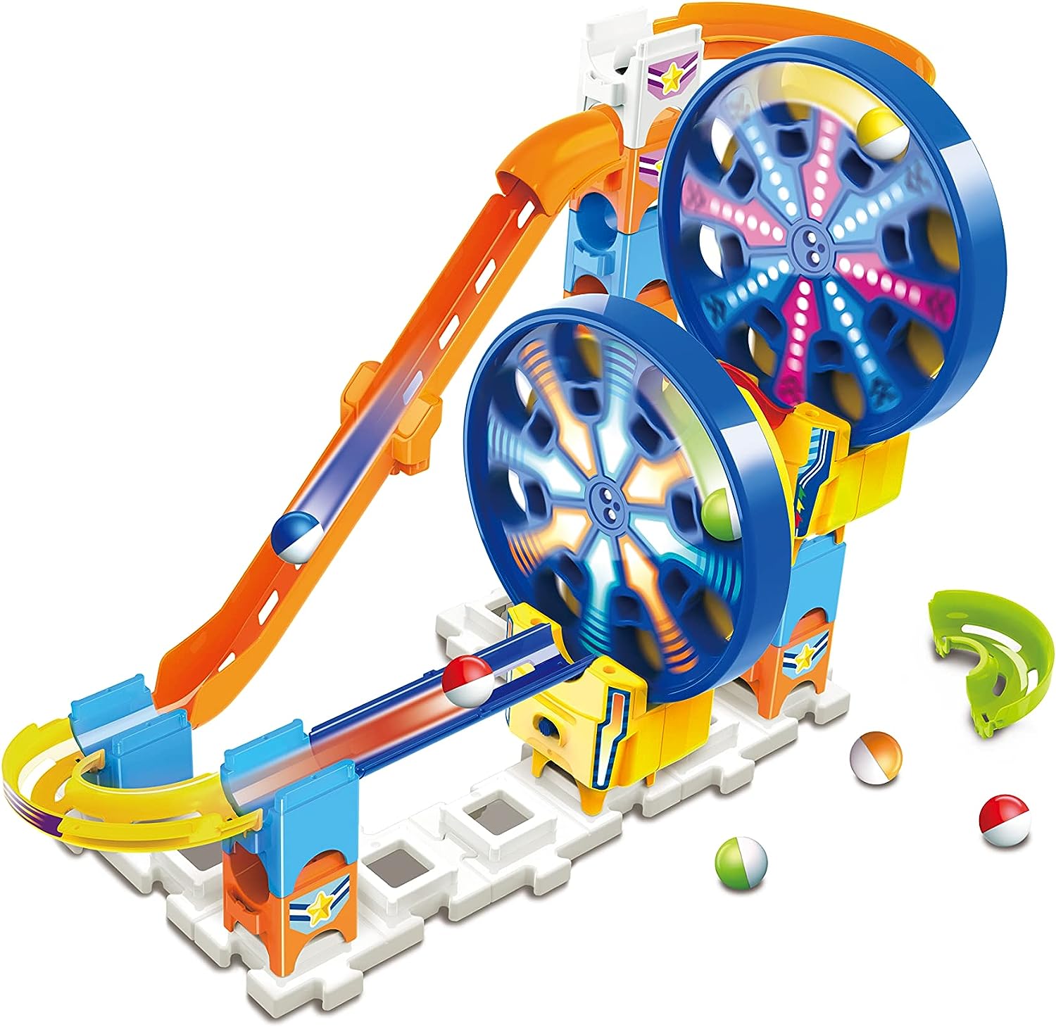 Marble Rush Playset, Fun Fair, 26 Pieces