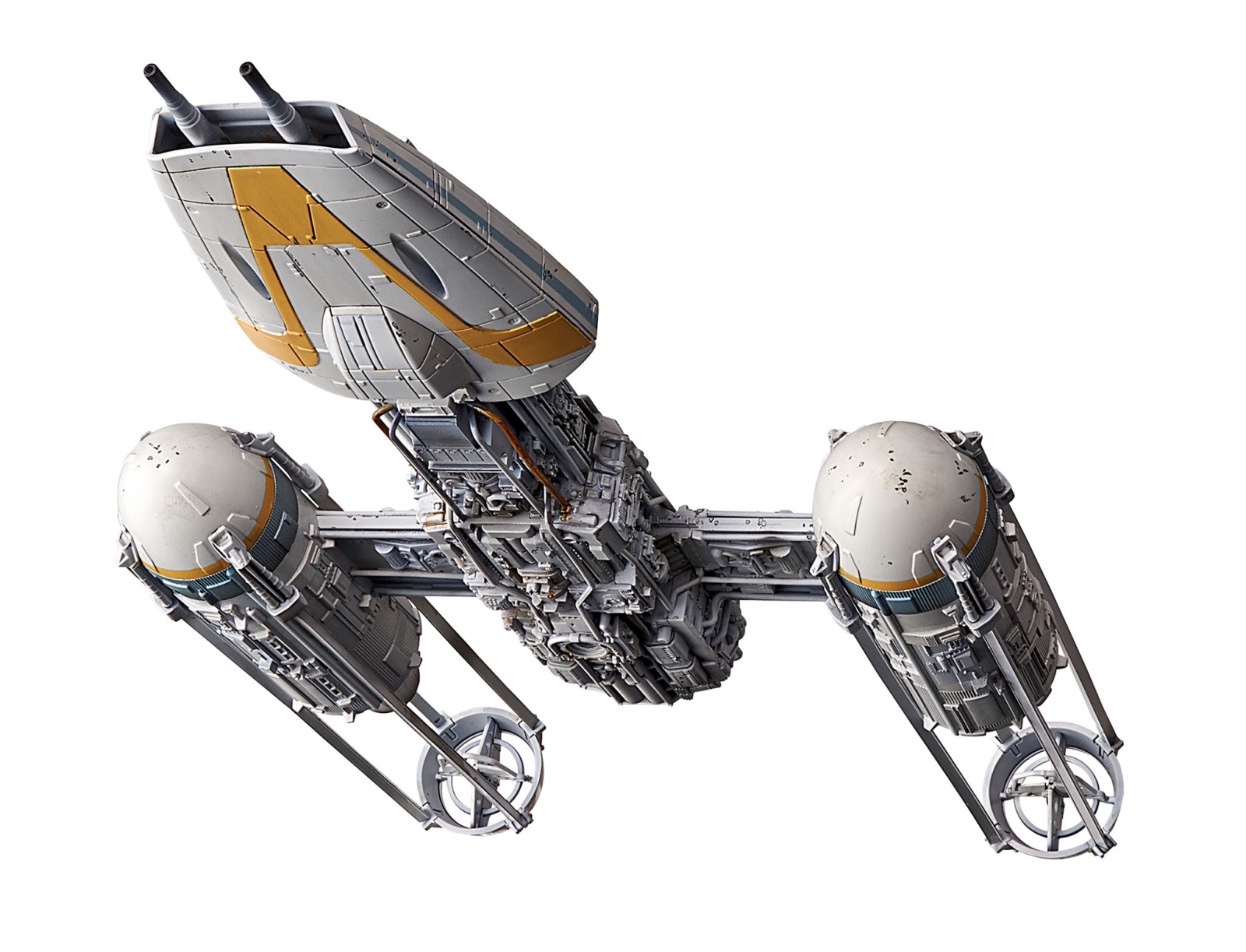 Сглобяем модел, Bandai, Star Wars, Y-Wing Starfighter easy-click, 89 части