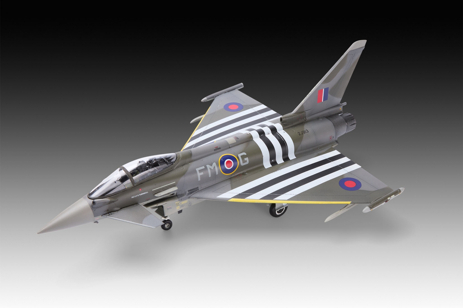 Assembly model, Revell, Airplane, Eurofighter Typhoon FGR.4, 228 parts