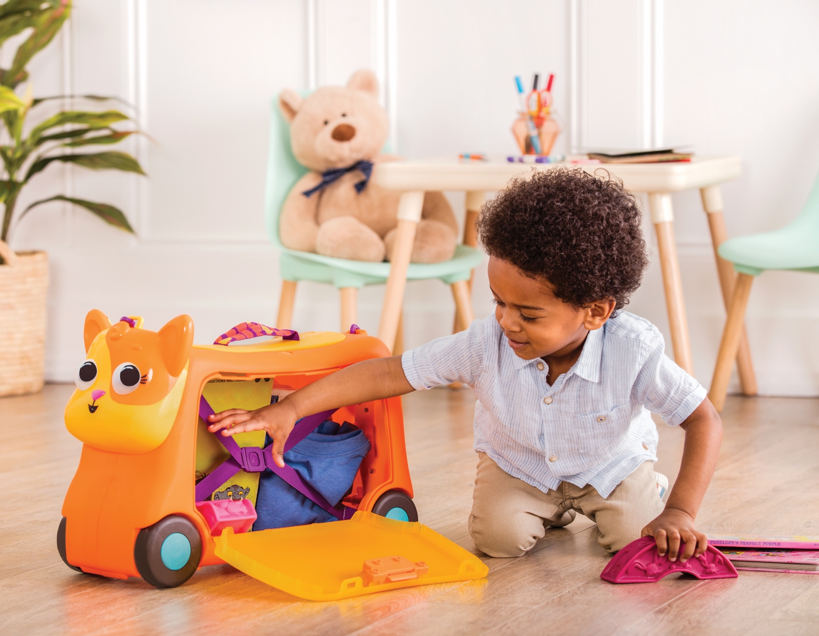 Children's suitcase, Battat, Kitten