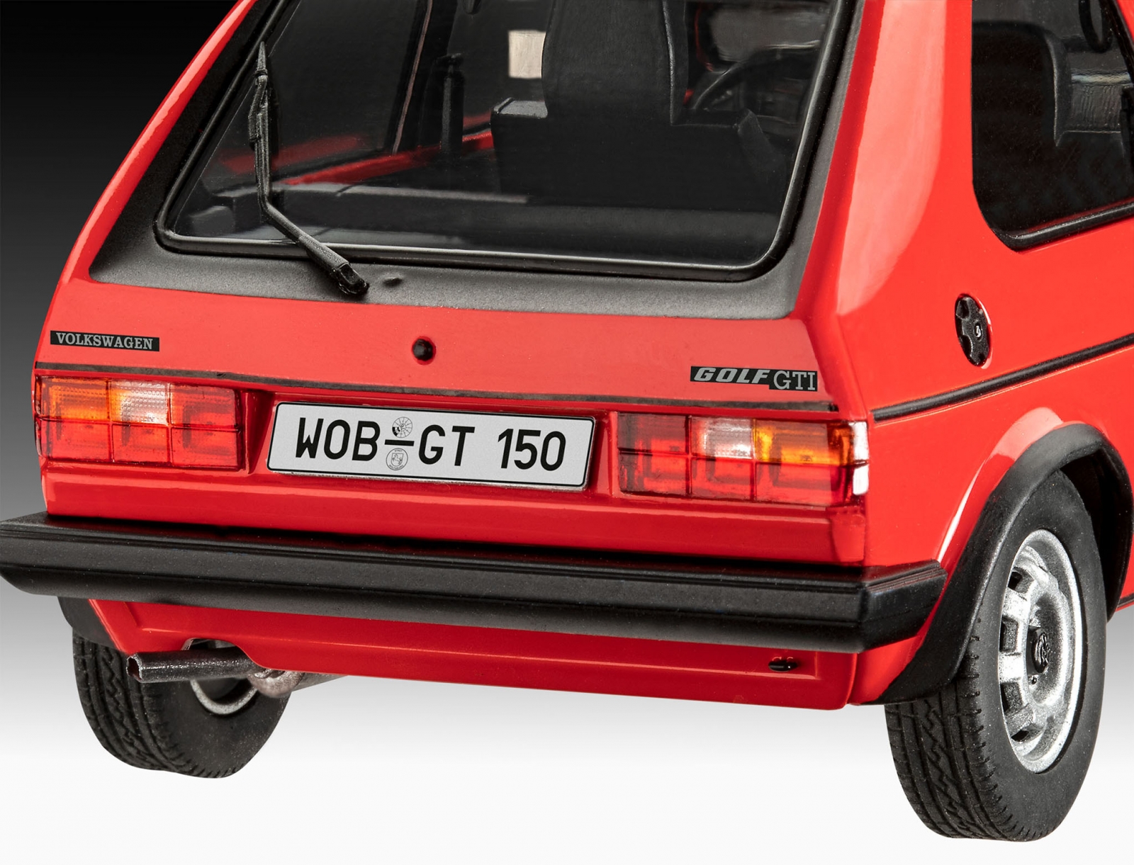Assembly model, Revell, Gift set 50 years VW Golf 1 GTi, 121 parts