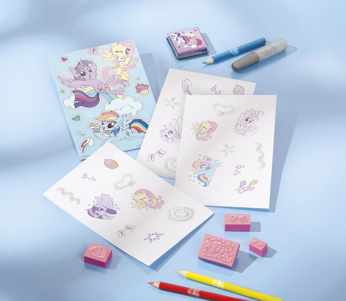 Творчески комплект, Totum, Декорирай сам с печати, Моето малко пони, 18 части