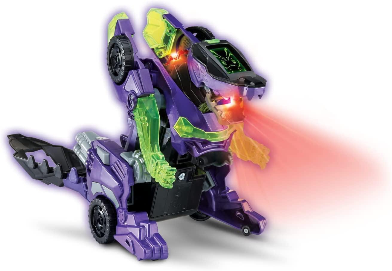 Интерактивна играчка, Vtech, Трансформер Demolish, Автомобил и Дракон 2в1, Лилав