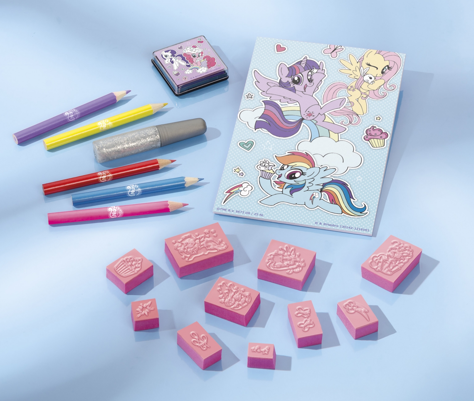 Творчески комплект, Totum, Декорирай сам с печати, Моето малко пони, 18 части