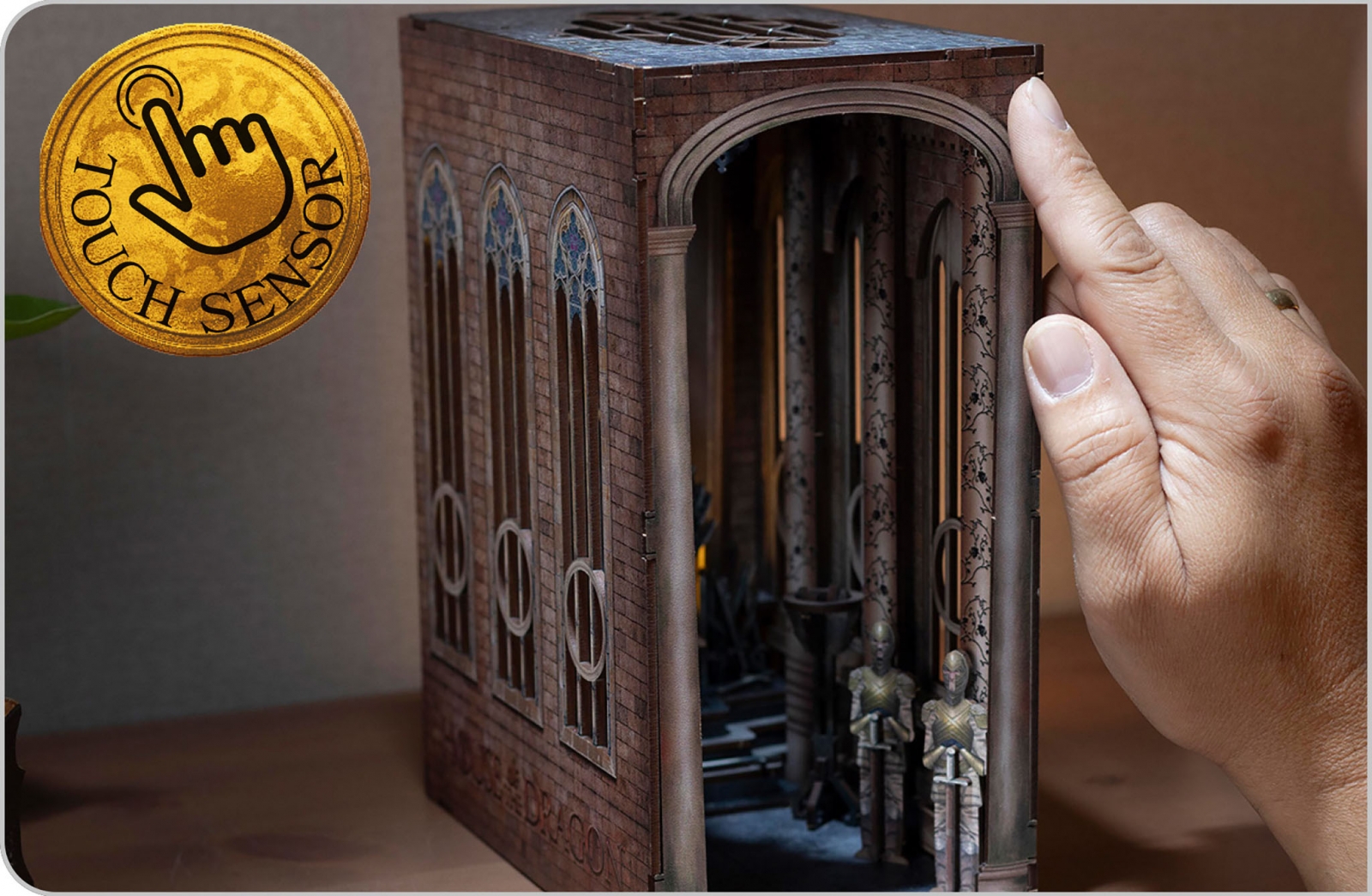 Assembly model with LED light, Revell, House of the Dragon, Iron Throne, Small Worlds for assembly, 91 parts
