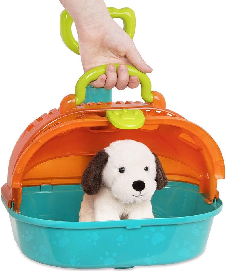 Игрален комплект Ветеринарен център с кученце, 12 части